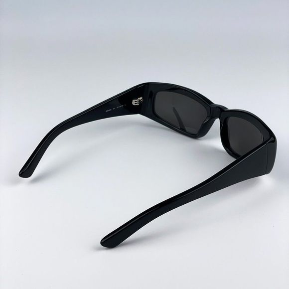 Balenciaga BB0266Sā001 Sunglasses Black Grey Rectangle Unisex - Picture 11 of 12